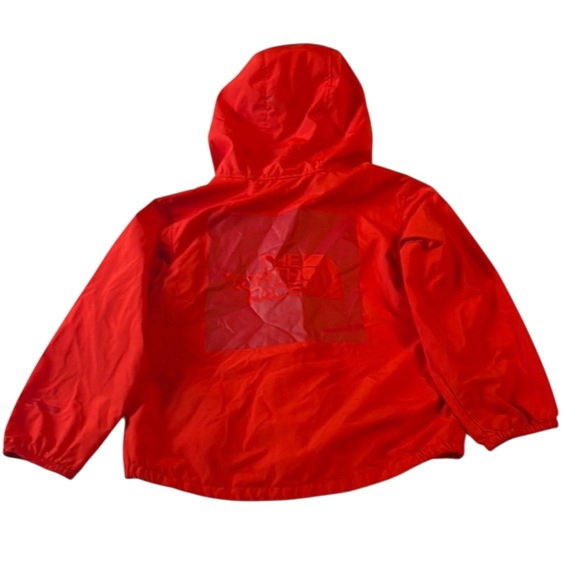 The North Face Red Raincoat Hood Water-Resistant Fabric Size 2T EUC - Picture 2 of 5